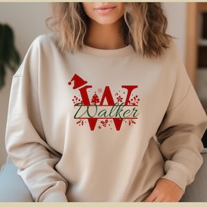 Christmas Monogram SVG Font, Holiday Font, Christmas Split SVG, Christmas Alphabet Letters, Christmas Ornaments SVG, Christmas Font Cricut