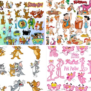 Cartoon Mega SVG Bundle - Over 3000 Designs! Cricut, SVG, PNG, DxF image 4