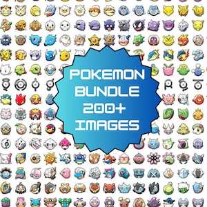 200+ Files LAYERED SVG Bundle! Pikachu, Charizard, Togepi, Chansey, Squirtle, Charamander, Bulbasaur, Mew, Mewtwo, png svg clipart