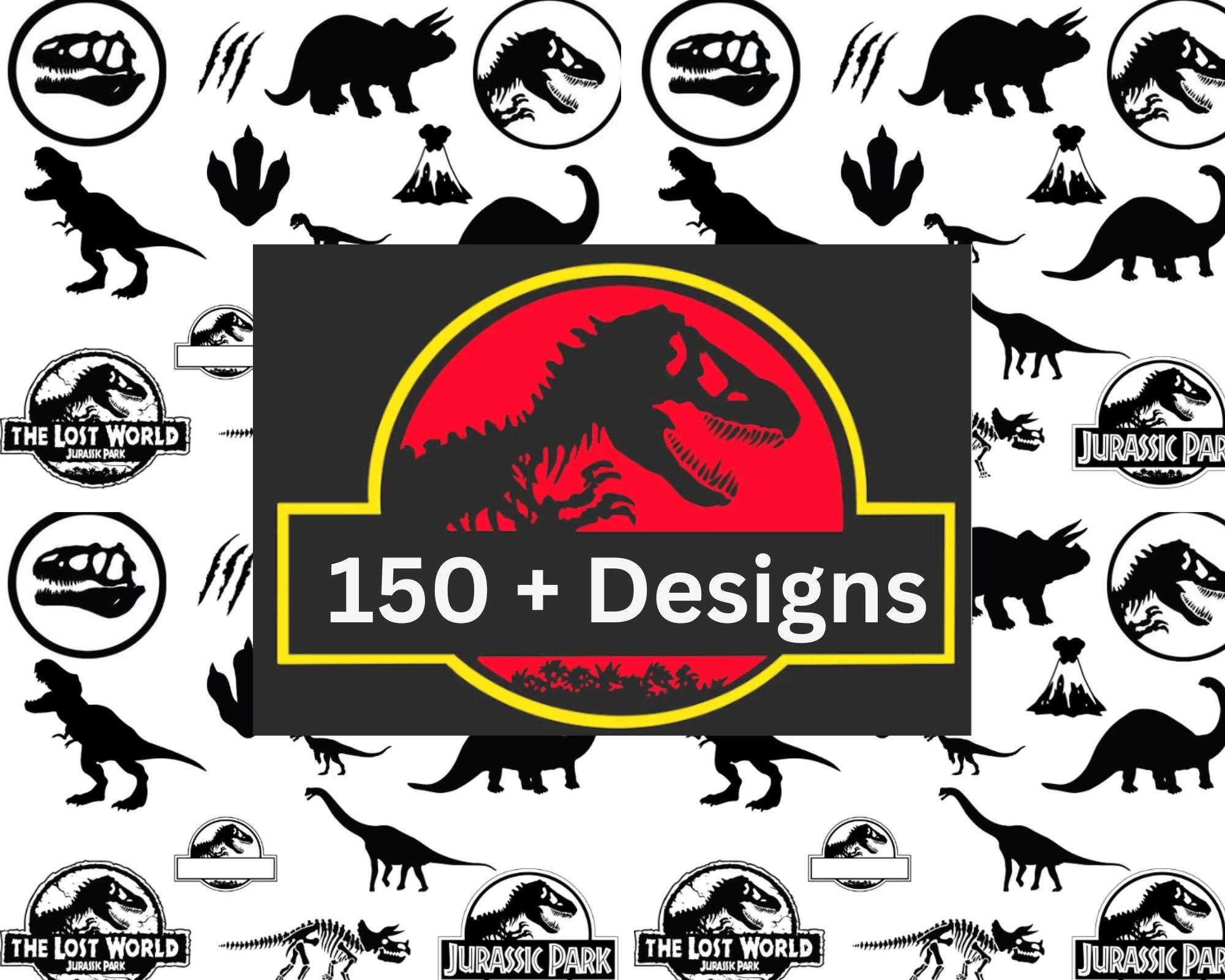Jurassic Park SVG Bundle - Over 150 Designs! - Etsy