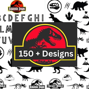Paquete SVG de Jurassic Park: ¡más de 150 diseños!