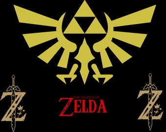 Zelda Logo PNG SVG Bundle - Over 300 Designs! Logos, Font, Link, Images, and more!