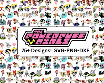 Puff Girls SVG Bundle - 75 Files! SVG, PNG, dxf, and more!