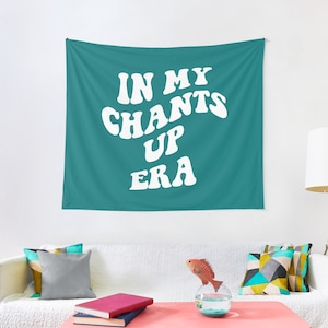 Coastal Carolina In My Chants Up Era Tapestry, Chants Up, Coastal Carolina University tapestry, tailgate, coastal dorm decor, wall decor