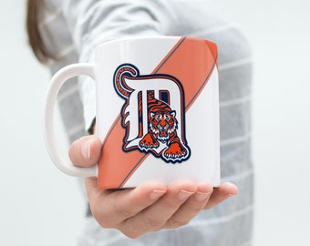 Detroit Tigers Personalized Coffee, Detroit Tigers MLB, Michigan mug, Gift For Baseball Fans, MLB baseball mug, Detroit, Custom Baseball Mug