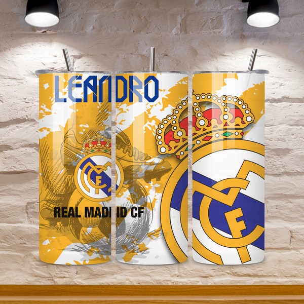 Real Madrid Logo, Real Madrid TUMBLER, Hala Madrid,  Madrid Gifts, Madridistas, Real Madrid C.F, Custom Gift Madrid