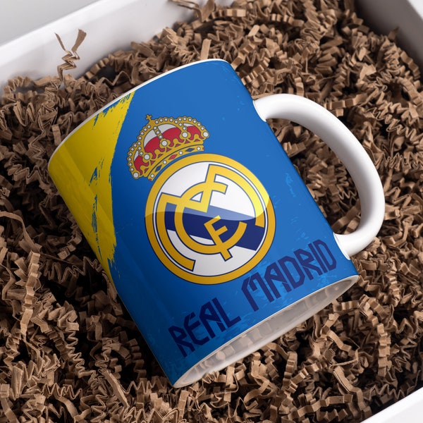 Real Madrid Logo, Real Madrid Mug, Hala Madrid,  Madrid Gifts, Madridistas, Real Madrid C.F