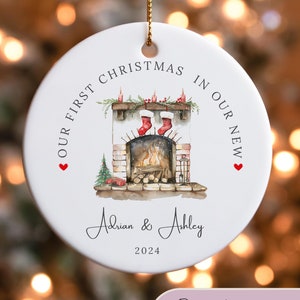 Our First Christmas as Mr & Mrs Ornament, First Christmas Married Ornament, Personalized Wedding, Just Married, Mr Mrs Christmas Ornament