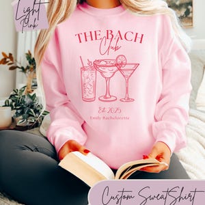 Custom Name Sweatshirts, Casino Bach Trip Crewneck, Lucky in Love Sweatshirt, Custom Location Bachelorette Party Sweatshirts