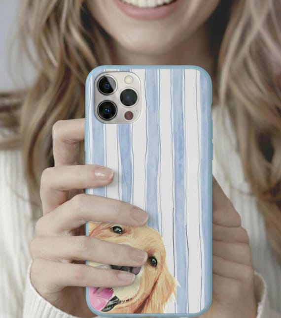 Custom Pet Photo Phone Case: Dog Memorial Art, Dog Mom Gift