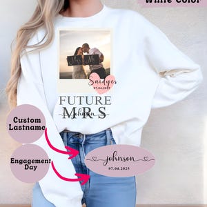Bride Sweatshirt, Custom Future Mrs Sweatshirt, I Said Yes Sweatshirt, Newly Engaged Gift, Engagement Gifts, Engaged Sweatshirt, Bride Gift