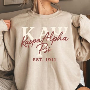 Kappa Alpha Psi Sweatshirt,Kappa Alpha Psi 1911, Fraternity T Shirts, Nupe Kave ,Divine 9 Apparel, Kapsi Probate Kane,Hbcu Line Sweatshirt