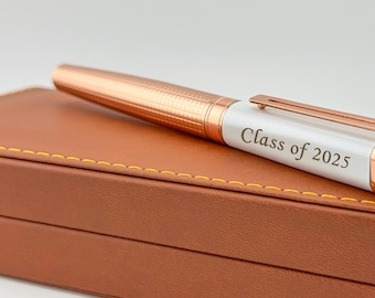 Personalized Graduation Pen, Custom Engraved Pen, Class of 2026 Graduation Gift, Thoughtful Graduation Appreciation Pen