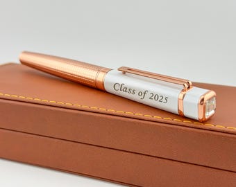 Personalized Graduation Pen – Custom Engraved Pen, Class of 2026 Keepsake, Thoughtful Graduation Gift for Graduate, Engraved Name Pen