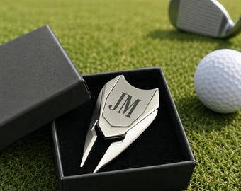 Golf Ball Marker and Custom Divot Tool, Corporate Gift for Employees