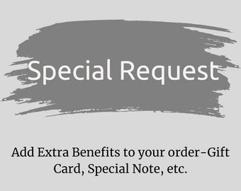 Special Request to the Order