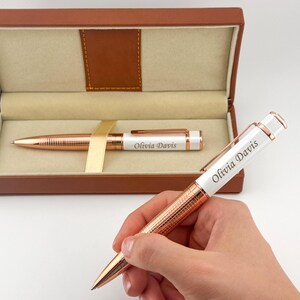 Pen with Custom Engraving, Crystal Roller Pen, Personalized Teacher Gift, Thank You Gift for Educators, Appreciation Pen for Teachers