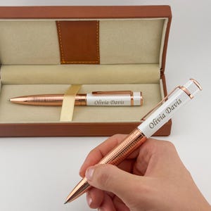 Stylo avec gravure personnalisée, roller en cristal, cadeau personnalisé pour enseignant, cadeau de remerciement pour les enseignants, stylo d'appréciation pour les enseignants