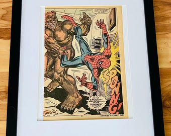 1974 The Amazing Spider-Man #139 Marvel Comics Original Comic Framed Rare