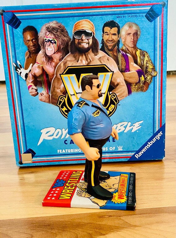 WWF Hasbro Big Boss Man 1990 Action Figure WWE Wrestling