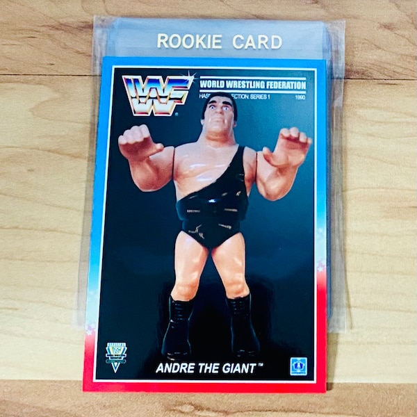 Andre the Giant WWF Hasbro Cards Series 1 WWE Mattel *NM