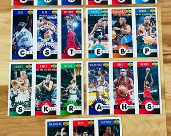 3 Packs of 1992-1993 NBA Hoops Series 1 Vintage Basketball Cards