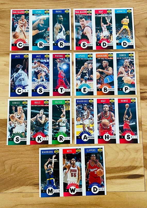 1996-97 NBA Upper Deck Collector's Choice Rare Mini Card Lot All