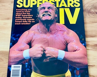 WWF Superstars IV 1989 Wrestling Magazine Hulk Hogan Macho Man Warrior *NM