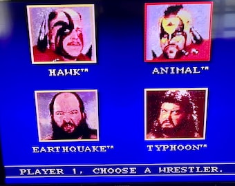 WWF Super Wrestlemania SNES Super Nintendo Video Game W