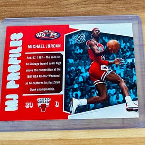Michael Jordan Hologram Card - Etsy