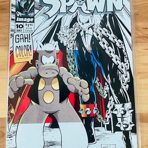 Spawn #10 Comic Book 1st Printing 1993 Image Comics McFarlane w/ Image Fan Art