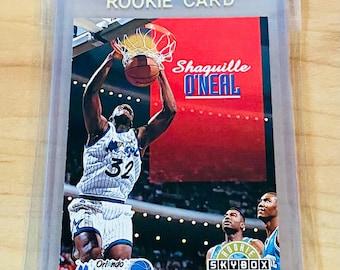 Shaquille O'neal Rookie Card. Skybox 1992-1993. Card Number 382. - Etsy