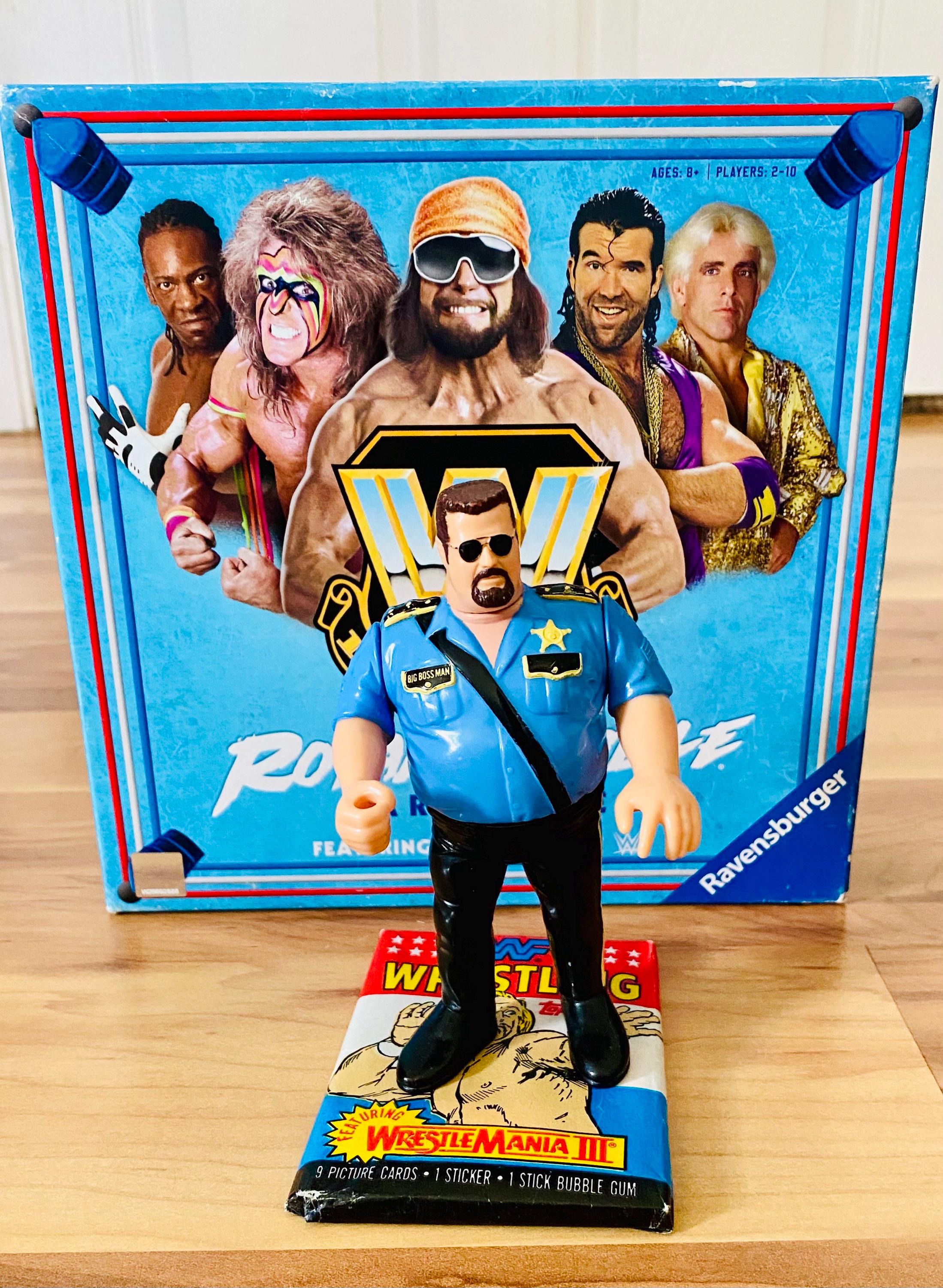 WWF Hasbro Big Boss Man 1990 Action Figure WWE Wrestling Vintage