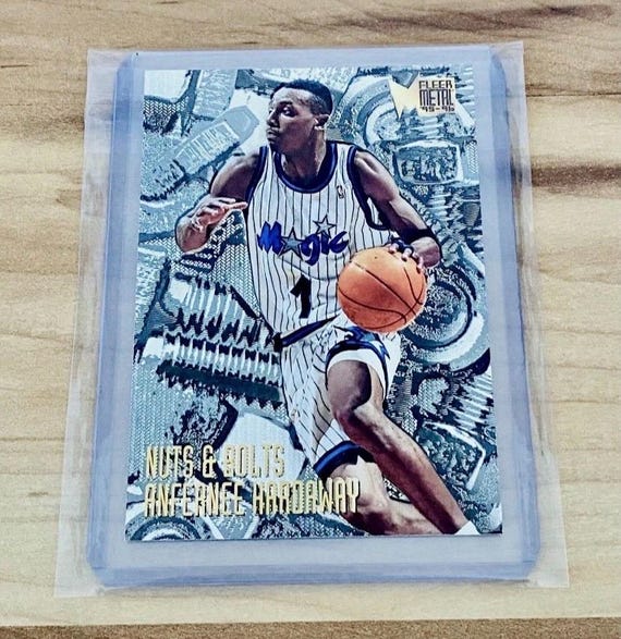 Anfernee Hardaway 1995-96 Fleer Metal #209 Nuts & Bolts – Orlando