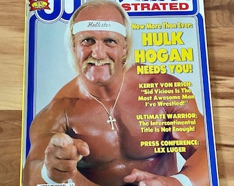 Hulk Hogan Rare Cover May 1989 Pro Wrestling Illustrated Magazine Kerry Von Erich WWE