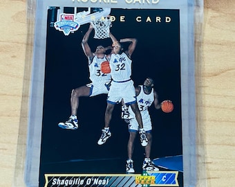 NBA #1 Draft / Vintage Upper Deck Draft Pick # 1 Mint Condition / 1993 Shaquille  O'neal Basketball Card / NBA Basketball Card the Shaq / - Etsy