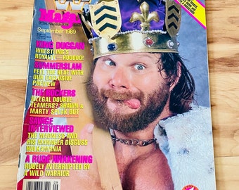 WWF Magazine September 1989 - Hacksaw Jim Duggan Summerslam WWE