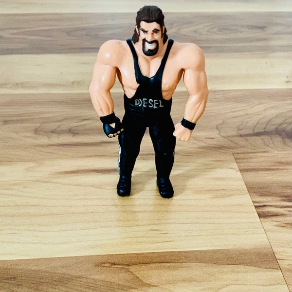 Diesel Rookie Bend-Ems Wrestling Figure 1994 WWF Just Toys Vintage *NM