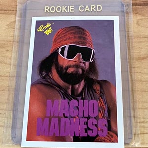 Macho Man Randy Savage 1990 Classic WWF Wrestling Card  #60 Mint