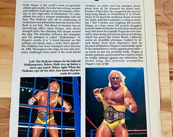 Hulk Hogan Signed 8x10 Photo, WWF Autographed Memorabilia - Etsy