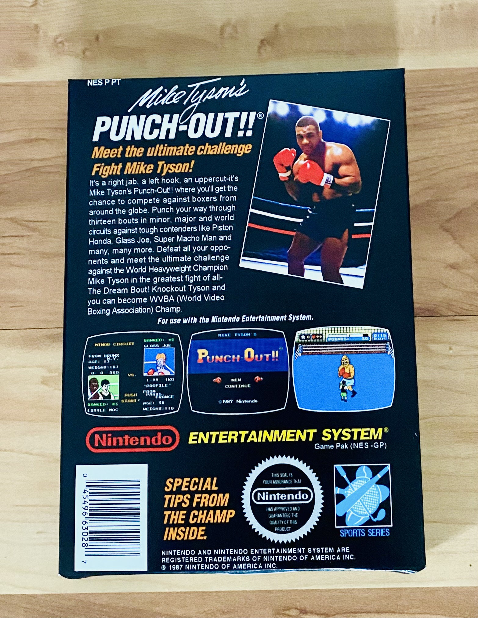 Mike Tyson’s Punch Out Replacement Box Nintendo NES Box Only Looks ...