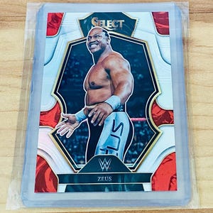 2023 Panini Select Silver WWE PREMIER LEVEL #200 Zeus Rookie Wrestling Card Mint