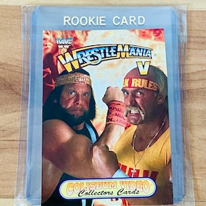 1993 Hulk Hogan Vs Macho Man Wrestlemania V WWF Coliseum Video Vintage Card Rare WWE NM