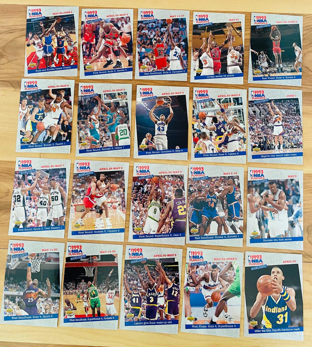 Elegant 1993 Nba Playoffs Highlights Card Pictures