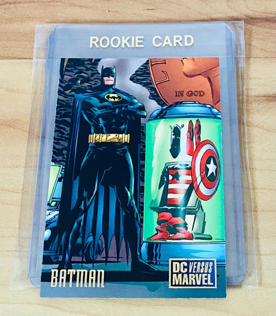 Batman Rookie 1995 Fleer Skybox Marvel Versus DC Comics Hero #17 Card ...