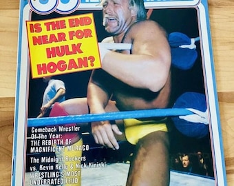 Hulk Hogan 1988 June Pro Wrestling Illustrated Magazine Andre the Giant Vintage with Poster