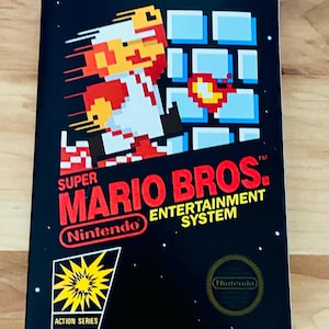 Super Mario Bros Replacement Box – Nintendo NES Box Only – High-Quality