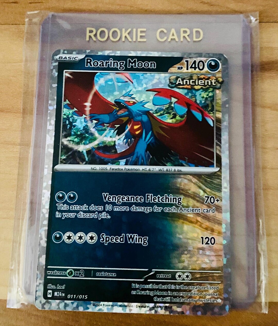 roaring moon pokemon card value mcdonald's - Holo - Promo H M24 En 11/15 Gradeworthy M ROARING MOON 011/015 HOLO FOIL