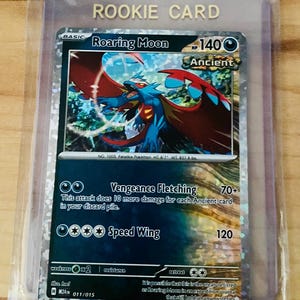 roaring moon pokemon card mcdonalds value 2025 Pokemon McDonald's Collection Confetti Holo Roaring Moon #11 CGC 10  GEM on Fanatics Collect