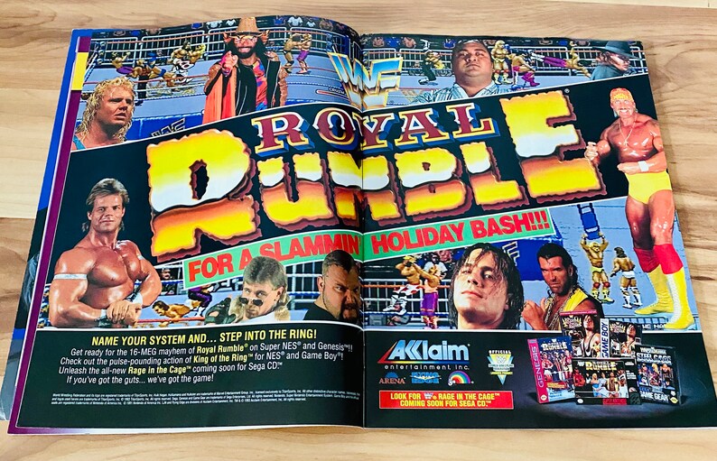 WWF Magazine Dec 1993 Razor Ramon Undertaker Hasbro Wrestling Figures ...